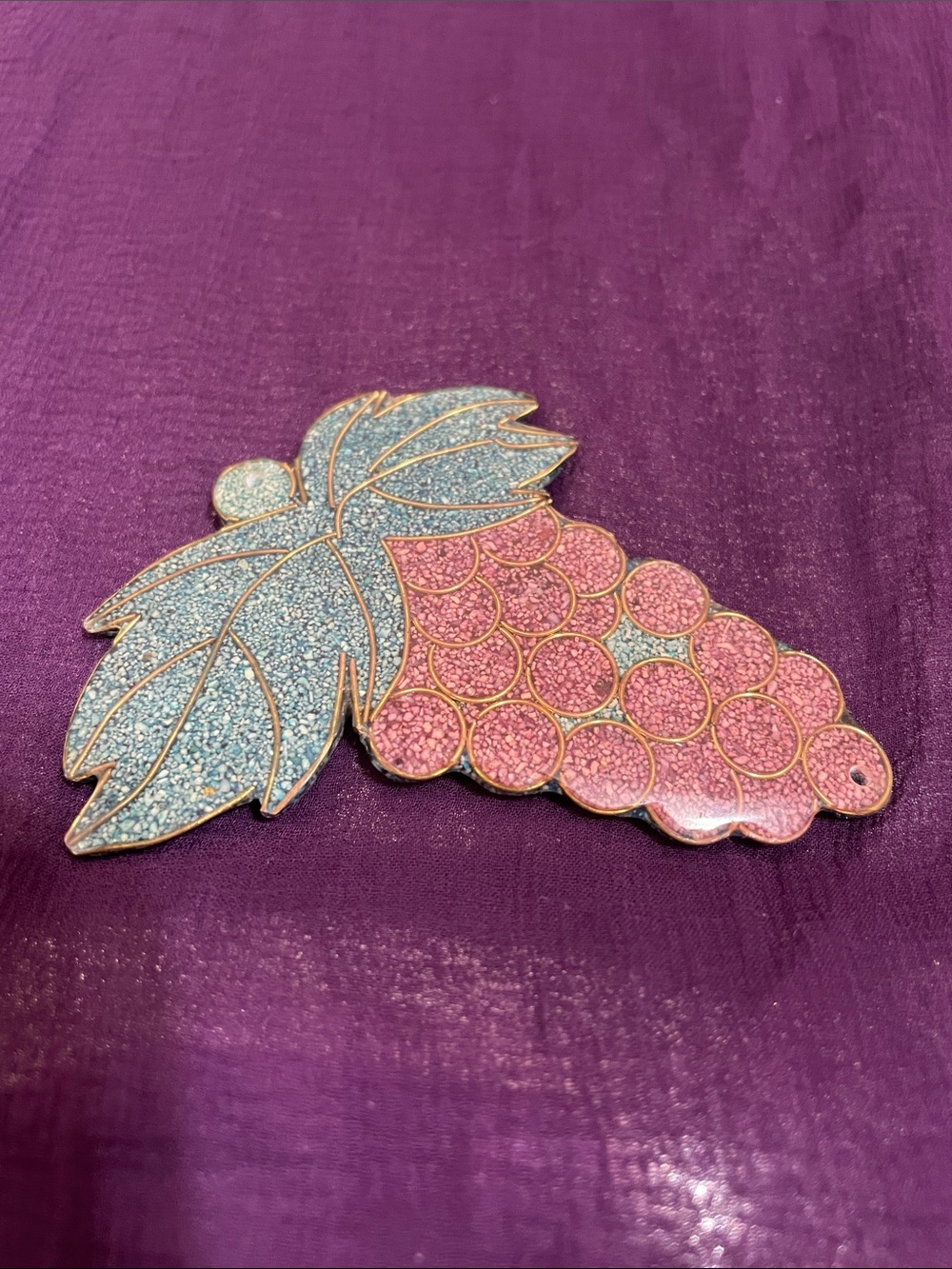 Vintage Grapes Pendant
